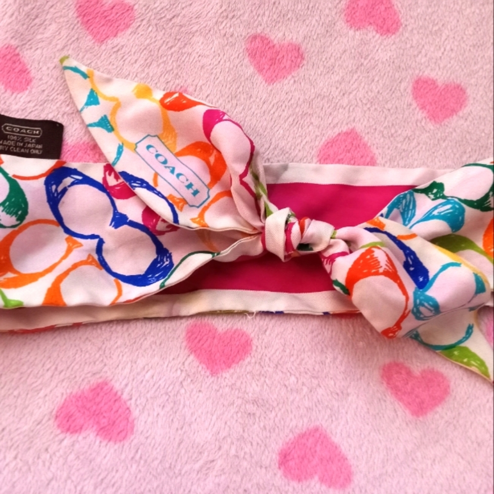 COACH hair tie